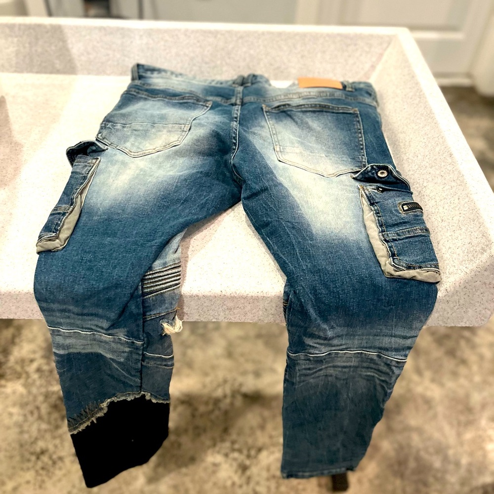 Men’s Smoke Rise vintage Denim Jeans Size 34W/32L like new worn a few times.